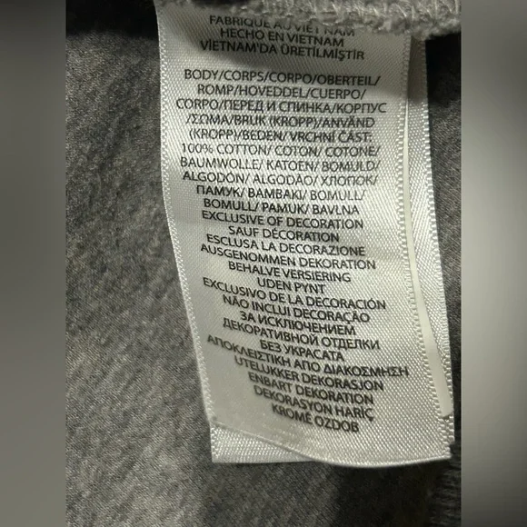 Polo Ralph Lauren Gray Quarter-Zip Sweatshirt Men’s Size Medium - Picture 3 of 4